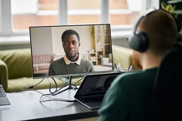 image of online mediation Weymouth in progress.